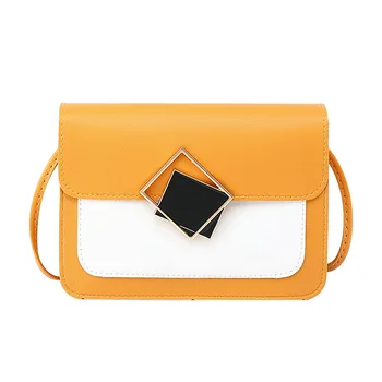

Korean-Style Stylish Four-Square Buckle One-Shoulder Sweet Small Square Bag New lady Messenger Phone Small Bag for women 2020