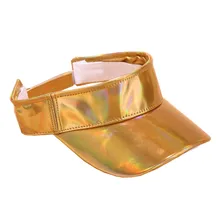 SAGACE Explosion Мужская и wo Мужская лазерная ПУ шляпа с пустым верхом Спортивная однотонная кепка без верхней крышки козырек Кепка яркая кожа Высокая мода