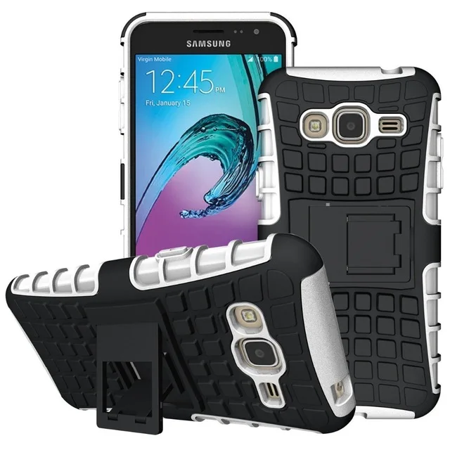 Белый Армированный защитный чехол для samsung Galaxy J5 J7 A5 A7 J2 Prime A6 A8 плюс Корпус чехол для samsung J3 возникают - Цвет: Белый