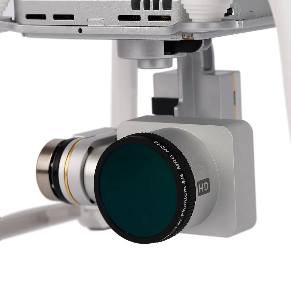 Регулируемый воды доказательство 16 Слои ND16 фильтр для объектива DJI Phantom3/4 цвета