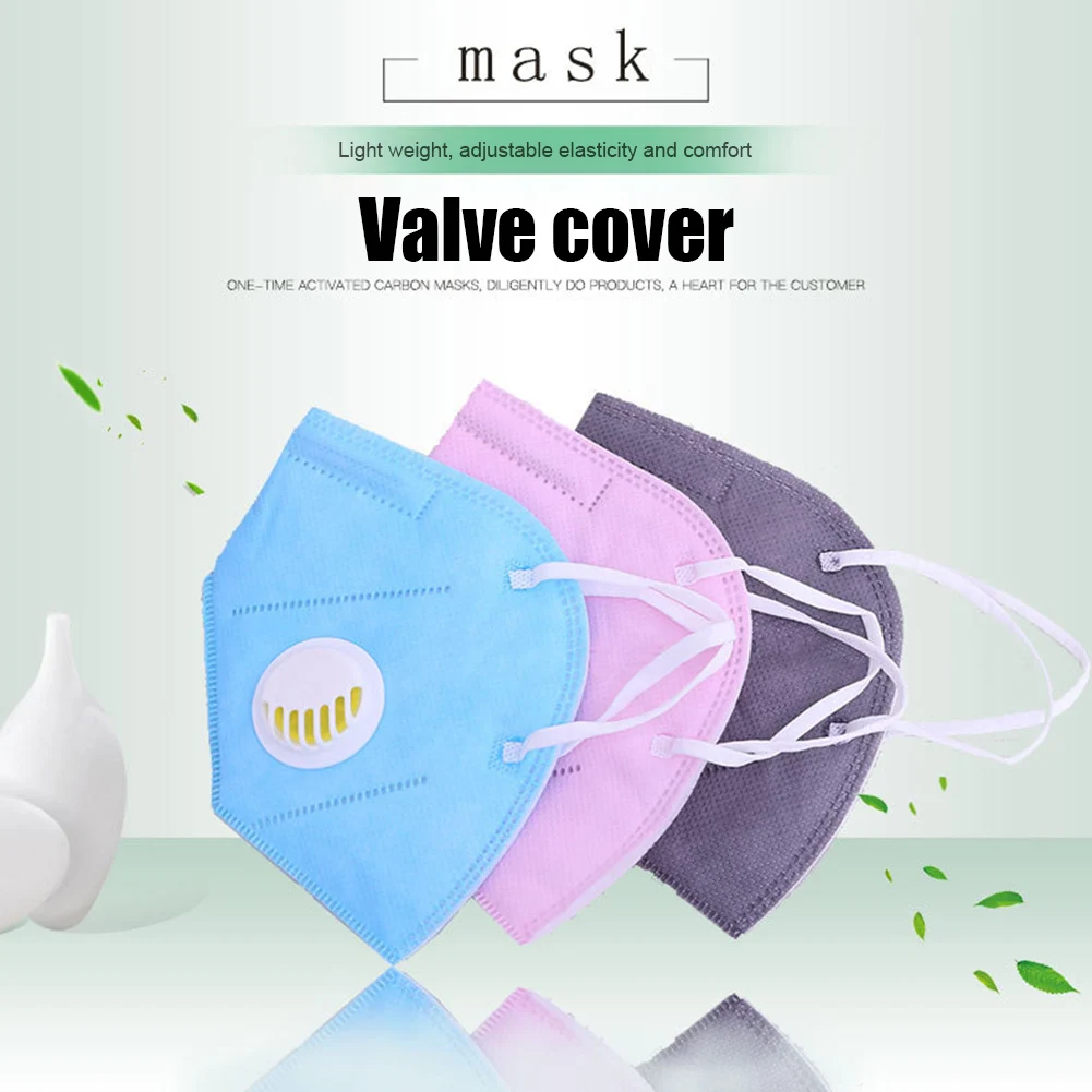 

Dust-proof Mask Breath Valve Facial Protective Cover Ear-loop Face Mouth Masks EK-New