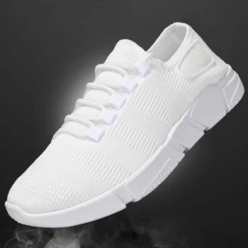 

Men Shoes Adult White Sneakers Light Men Sneakers Breathable Casual Shoes Male Fashion Sneakers Shoes Trainers Chaussure Homme