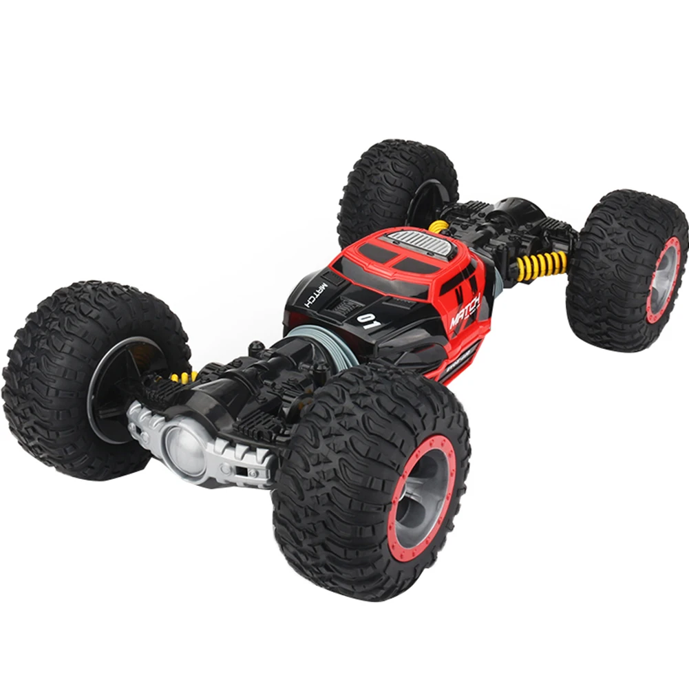 4WD 2,4G One Key трансформация Двусторонняя RC машина Рок Гусеничный пульт дистанционного управления игрушечные машинки на радиоуправлении светодиодные игрушки для подарков