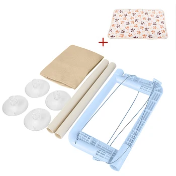 Cat Hammock Hanging Cat Bed Window Pet Bed For Cats Small Dogs Sunny Window Seat Mount With Blanket Bearing 20kg Pet Accessories 6