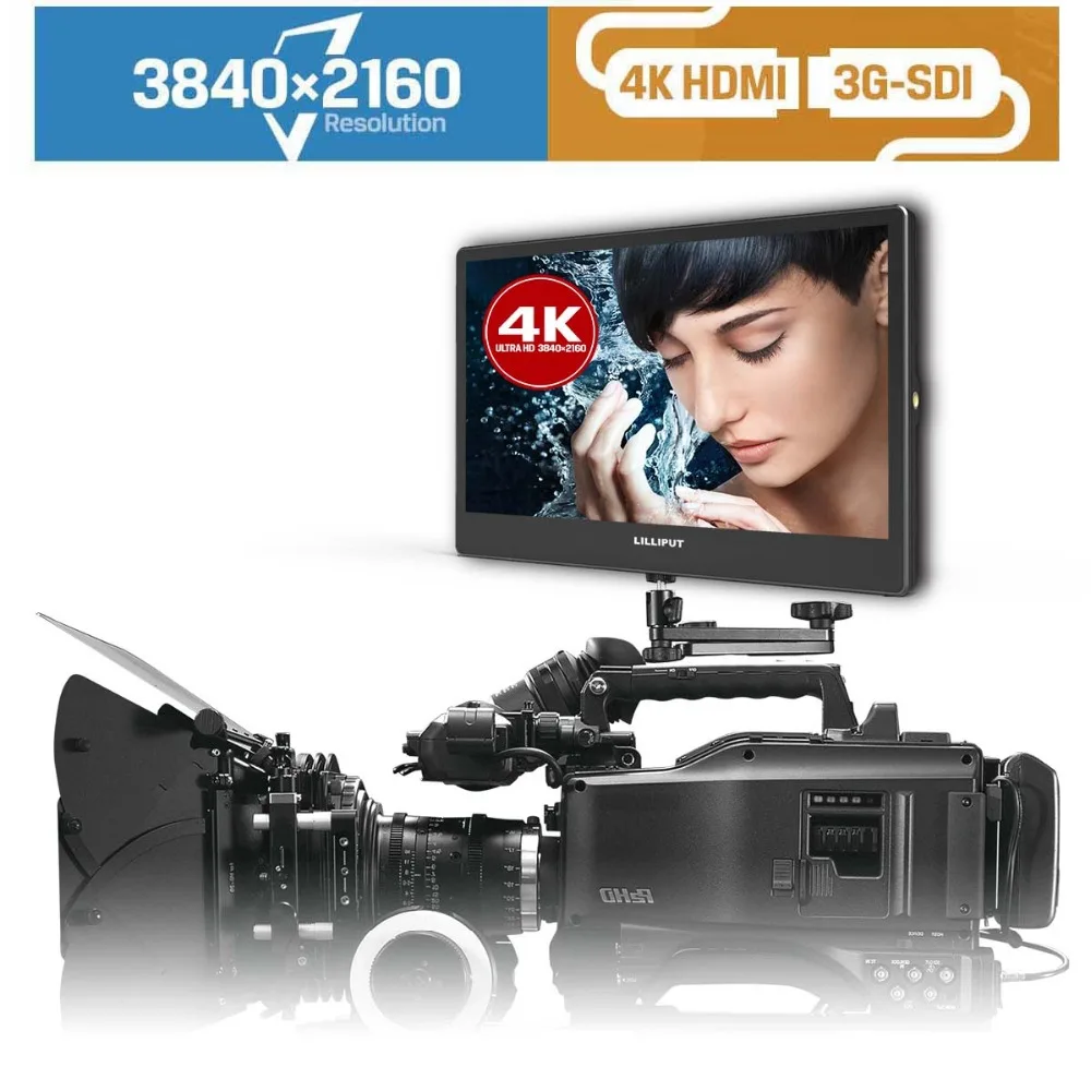 Lilliput A12 12 5 дюймов Utra тонкий IPS 4K Ultra HD с разрешением камеры широкий 2160 P монитор HDMI SDI