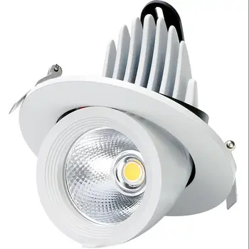 

Dimmable LED downlight 10W 15W 25W 30W adjustable 360 Degree led light 3000K/4000K/6000K Recessed Trunk downlight AC85-265V