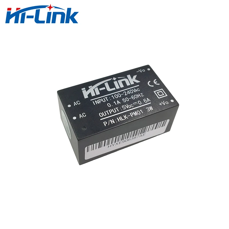 Производитель HLK-PM01 110V to 5V 600mA выход Шэньчжэнь Hi-Link импульсный источник питания |