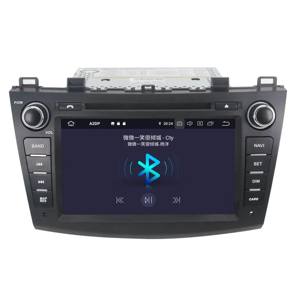 Sale 8” 2Din Android 9.1 IPS GPS Navigation Car  DVD Player For Mazda 3 Mazda3 2009-2012 Head Unit  Multimedia Player Tape Recorder 3