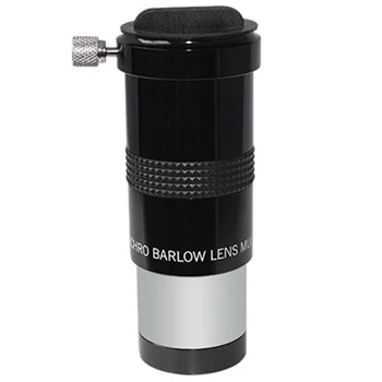 

1.25 Inch 3X Barlow Lens for Telescope Eyepiece Metal Used for Astronomical Photography