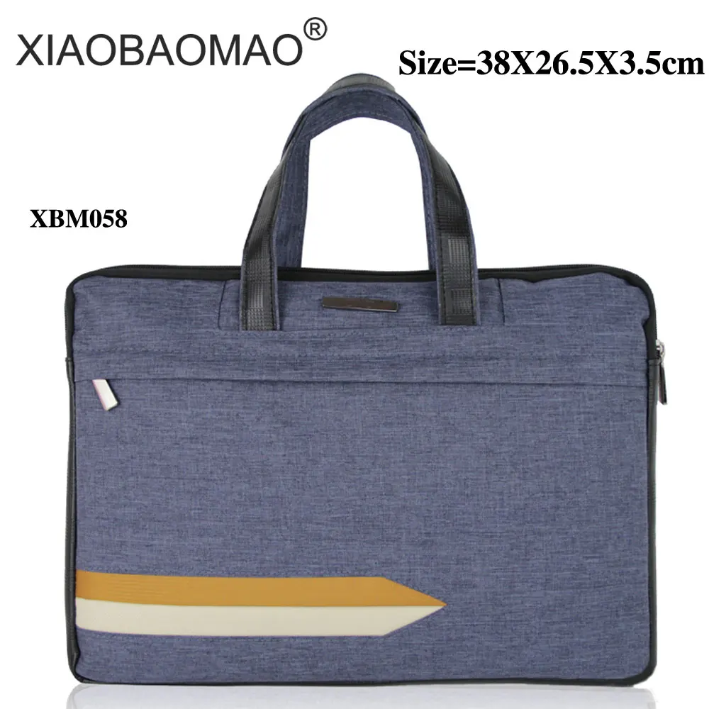 

Oxford cloth blue business a4 file bag office men's computer file organizer business bag meeting bag document folder bag