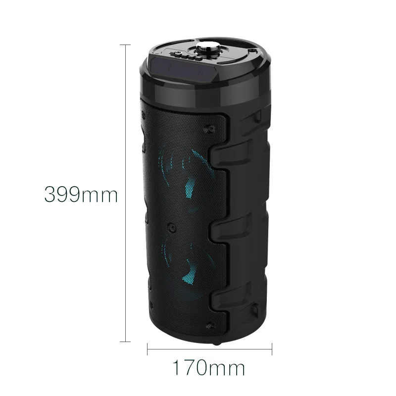 Cannon barrel bluetooth speaker high-power