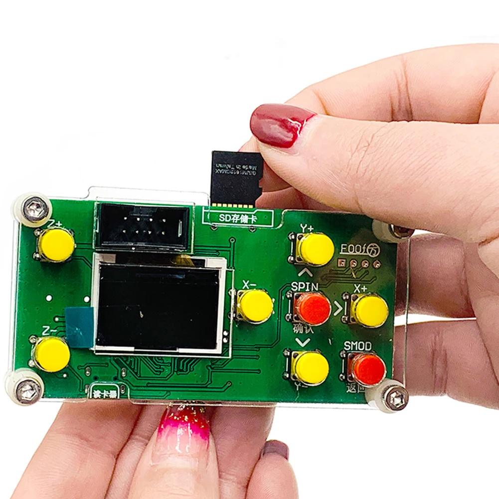 3 Axis Control Board Engraving Machine Replacement DIY Cutter USB Working Accessories Tool LCD Display Offline Screen For CNC
