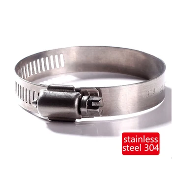 

20Pcs/Set All Size Stainless Steel 304 Worm Drive High Qulity Hose Clamp Fuel Pipe Tube Clips Water Hose Clamp Fuel Pipe