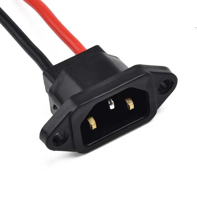 Port de chargeur de batterie pour fauteuil roulant électrique  Innuovo/adowking, connecteur en ligne à 3 broches, prise Jack pour scooter  - AliExpress