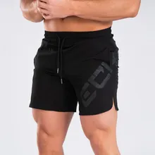 Бодибилдинг обтягивающие спортивные мужские шорты Фитнес Короткие штаны Летние кроссовки Training быстросохнущие Бермуды мужские Повседневное пляжные тренировочные брюки