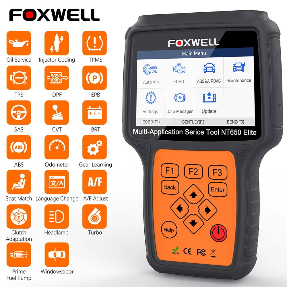 Details about   Foxwell NT530 for KIA Mohave Multi System OBDII Scanner Error Code Reader 