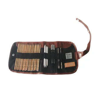 

29Pcs Drawing Pencils Artist Sketching Pencil Set Rollable Drawing Pencils Set