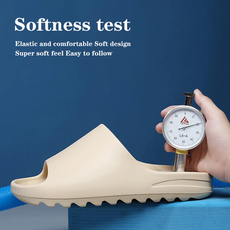 Summer Slippers Men Women EVA Soft Bottom Indoor Home Slides Sandals Light Beach Shoes Lovers Slippers Flip Flops Plus Size 46