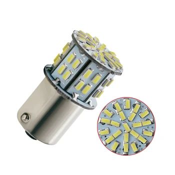 

1pcs Super Bright Car LED Canbus 1157 BAY15D 1156 BA15S 3014 50SMD Turn Signal Light Steering Parking Lamp Car Interior Bulb 12V