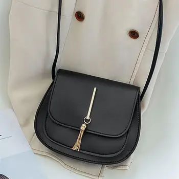 

Fashion Solid Color Women's Shoulder Bag Creative Flap Cover All-Match Crossbody Bag Shoulder Purse For Party #20