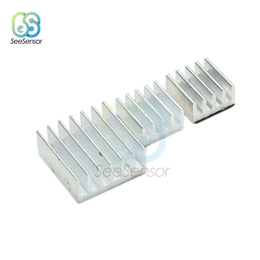 Aluminum Heat Sink 3pcs/set Adhesive for Raspberry Pi 2 B