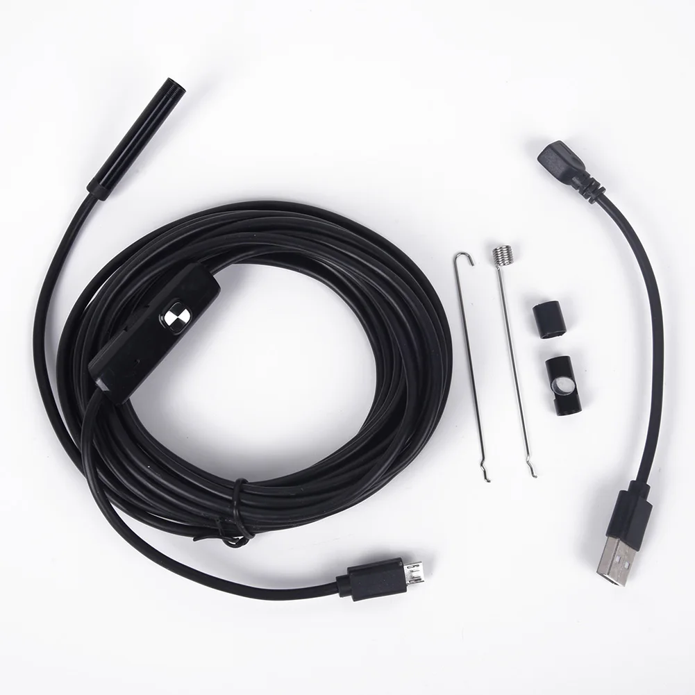 6Led труба инспекция 5 М камера Водостоки USB Водостоки эндоскоп IP67