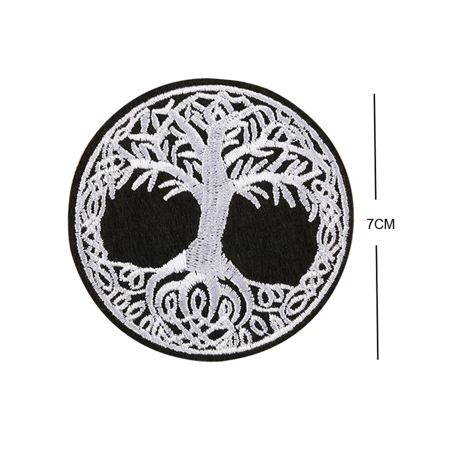 Yggdrasil the Tree of Life in Norse нашивка вышитый значок на железе ПРИШИТАЯ эмблема нашивка аппликация