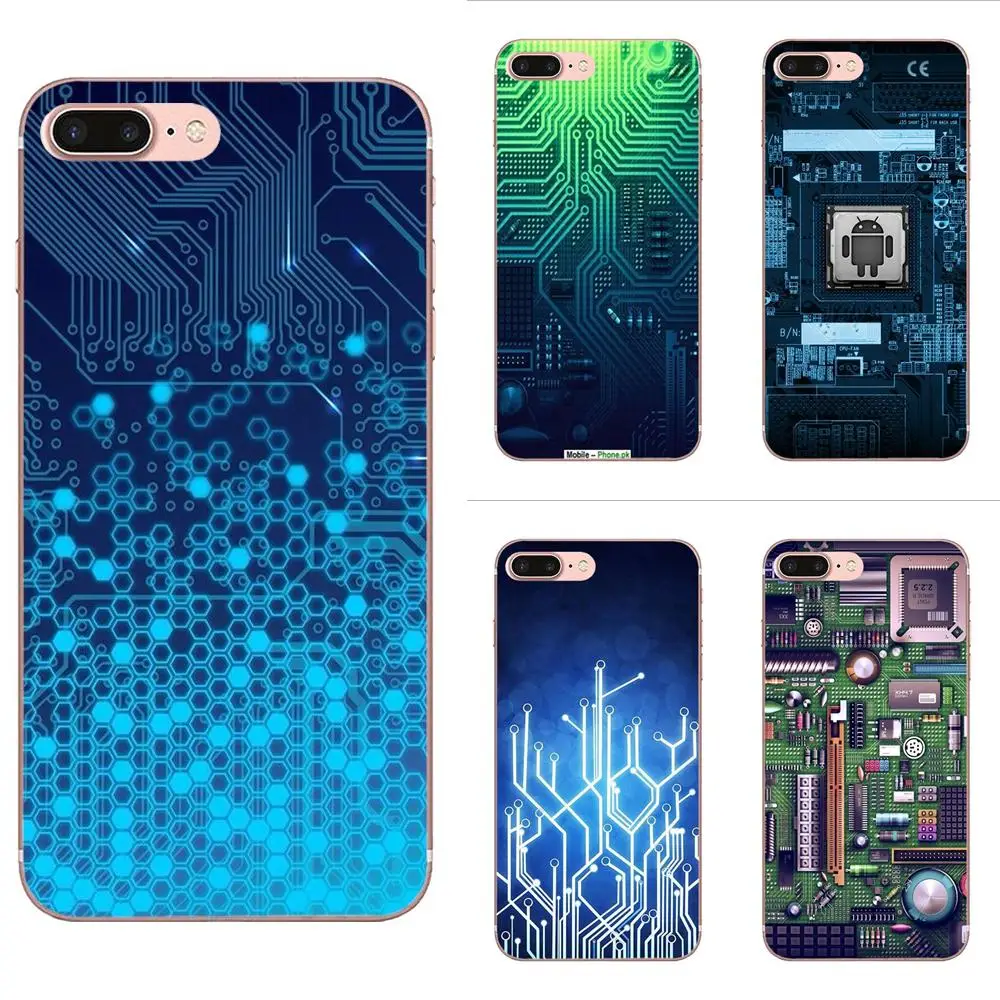 Computer Circuit Board Print For Huawei Mate 9 10 20 P P8 P9 P10 P20 P30 P40 Lite Pro Smart 2017 Design High Phone Case | Мобильные