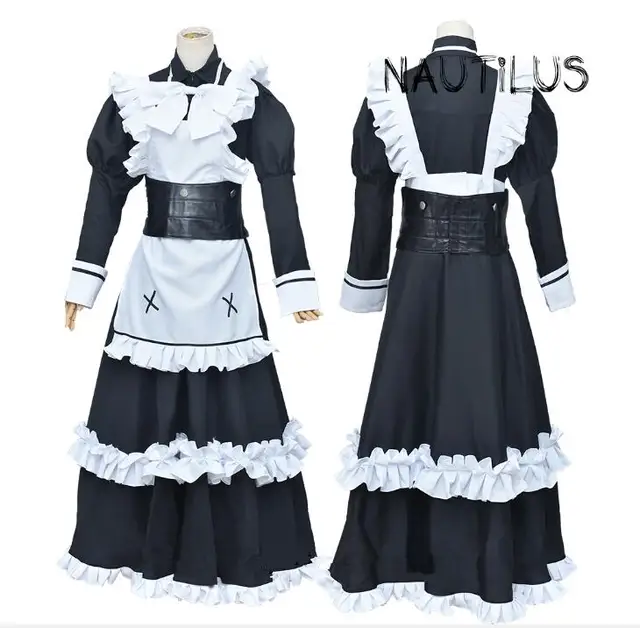 Anime Overlord Narberal Cosplay Costumes Cute Black And White Maid Outfit Lolita Dress Female Role Paly Clothing Custom Make Any Aliexpress