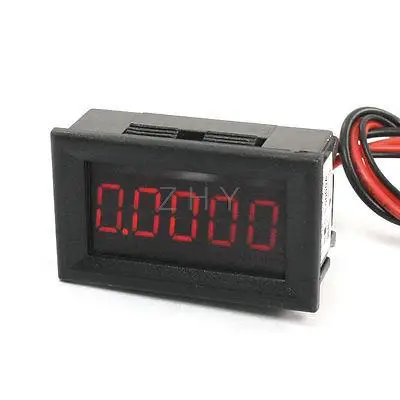

DC0-3A 4Wires Red LED Display Current Tester Panel Mount Ammeter