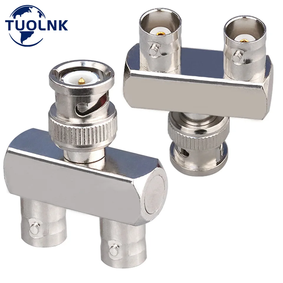 Sdoppiatore Connettore BNC A T Maschio Spina + 2 Femmine Presa UG274 - Foto 14