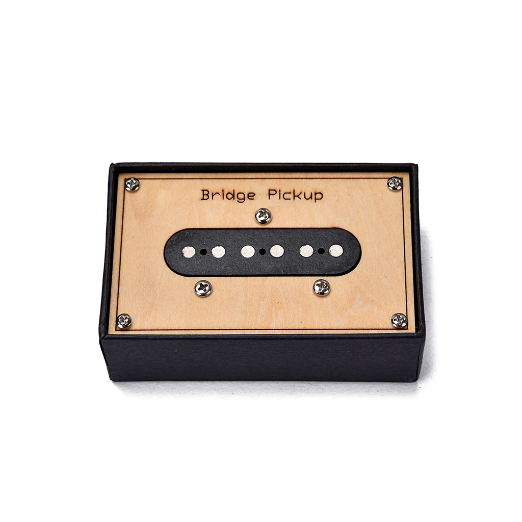 Guitar Bridge Pickup Single Core Copper for Telecaster Electric Guitar 2.83x1.50x0.75inch