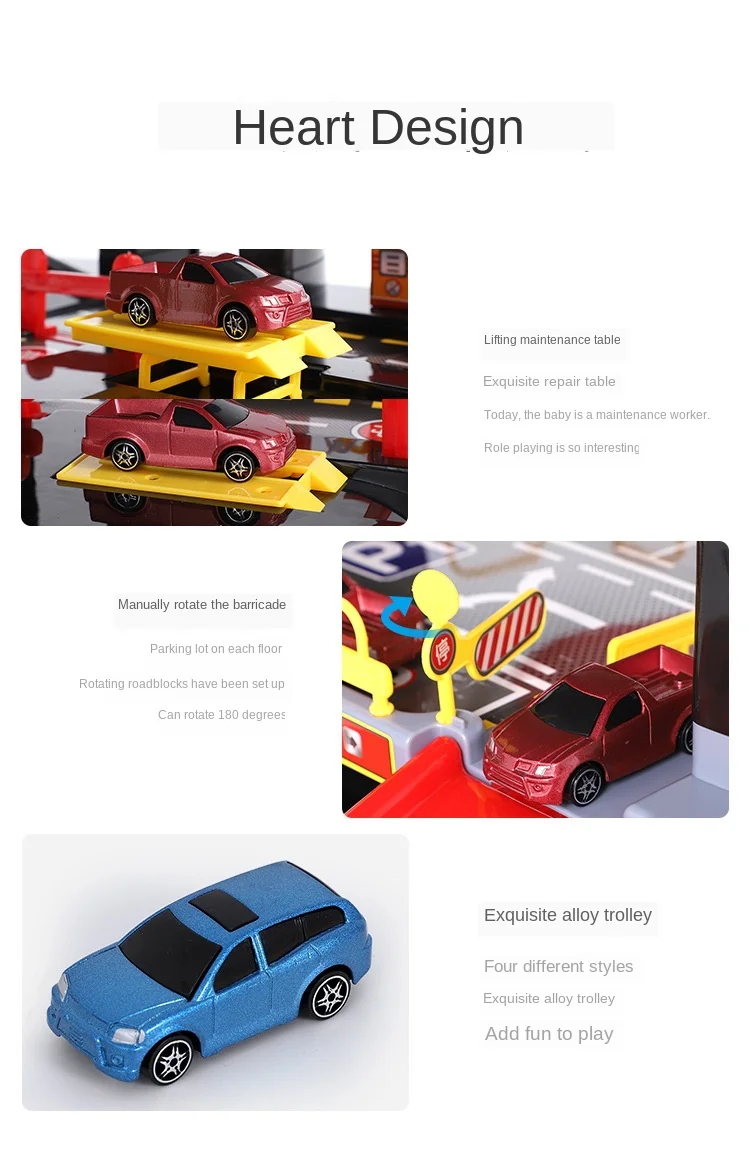Три слоя 3D гоночный автомобиль трек игрушки Автостоянка сборная железная дорога автомобиль игрушка DIY слот модель игрушки для детей 6 лет