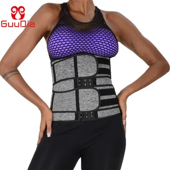 

GUUDIA Waist Trainer for Women Corset Cinher Body Shaper with Steel Bones Hook Hourglass Body Shaper Weight Loss Shaper Cincher