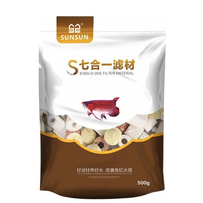 Аквариумный фильтр для аквариума керамическое кольцо с активированным углем