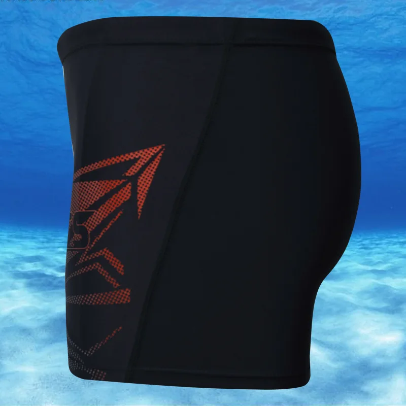 

Men's Boxer Swimming Trunks/Men Swimming Suits/Fashion Printed Pattern Four Corners Hot Springs Swimming Trunks