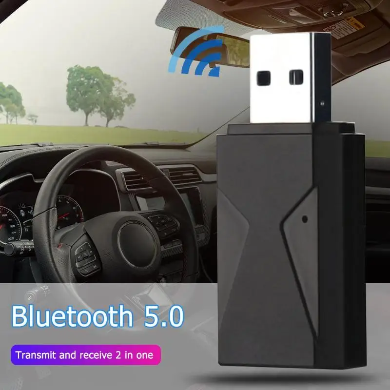 Беспроводной аудиопередатчик Bluetooth 5 0 приемник с разъемом 3 мм для автомобильного
