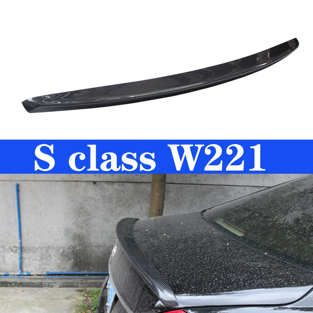

For Benz S CLASS W221 Spoilers Carbon Fiber Rear Wing Spoiler 2005-2009