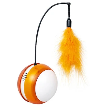 

Cat Toys Interactive Automatic Rolling Ball Toys Funny Cat Toy Tumbler Toy Dogs Cats Smart LED Flash Cat Toys Electric Toys Magi