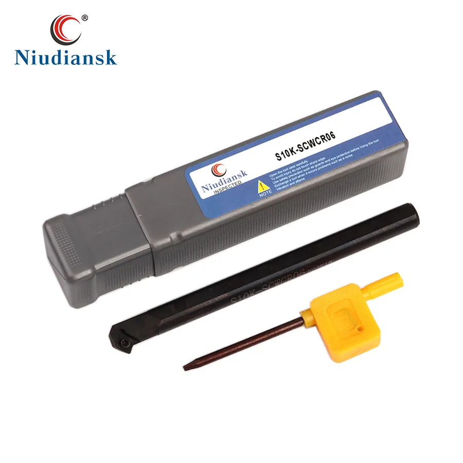 

50° Inner Hole Screw Arbor S08K S10K S12M-SCWCR06 S12M S16Q S20R-SCWCR09 SCWCL Internal Turning Tool Holder CNC Lathe Tool CCMT