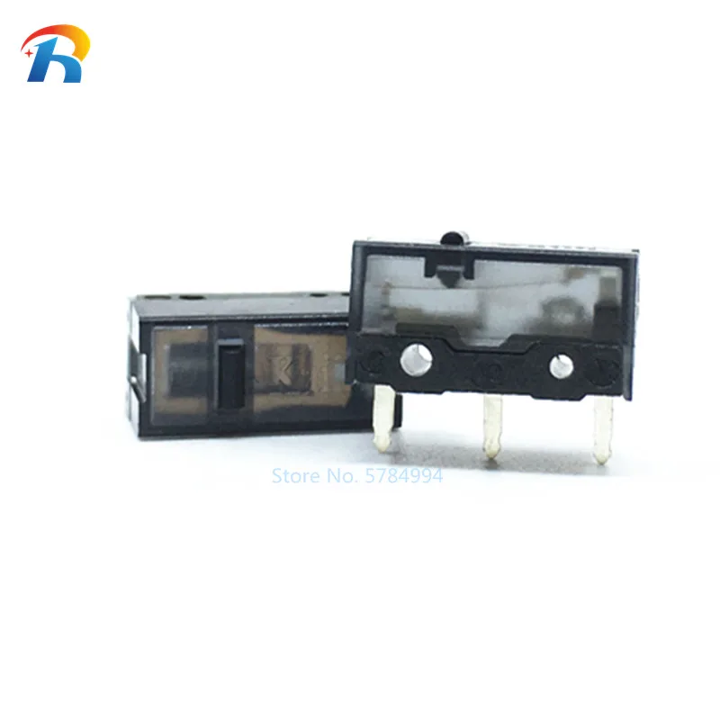 5Pcs Kailh Micro Switch 80M Life Gaming Micro Switch 3Pin Black Dot Utilizzato Su Mouse Del Computer Pulsante Sinistro Destro Gm Nero