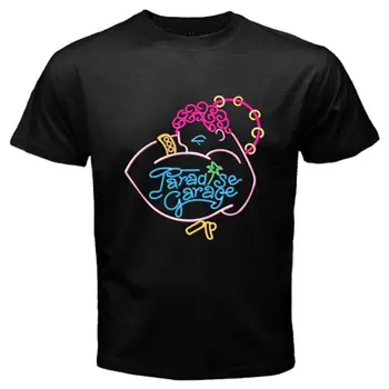 

New Paradise Garage Dance Music Party Symbol Men's Black T-Shirt Size S to 3XL