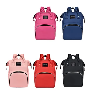 

LJL-Women Laptop Backpack School Bags Mummy Bag Fashion Multifunctional Large Capacity Backpack Outdoor Travel Mother and Baby B