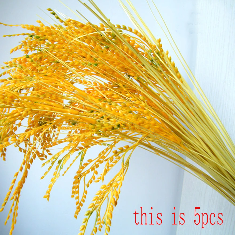 

10pcs artificial flowers artificial ear of rice&artificial rice ears&artificial spike of rice