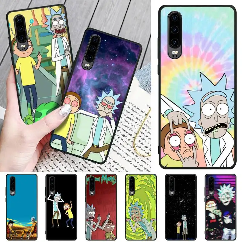 Ricks Morty чехол для Huawei P30 P20 P40 E Pro Lite P Smart Y8p Y6p Y7 2019 Обложка Nova 5t Mate 10 20 30 Lite|Бамперы| |
