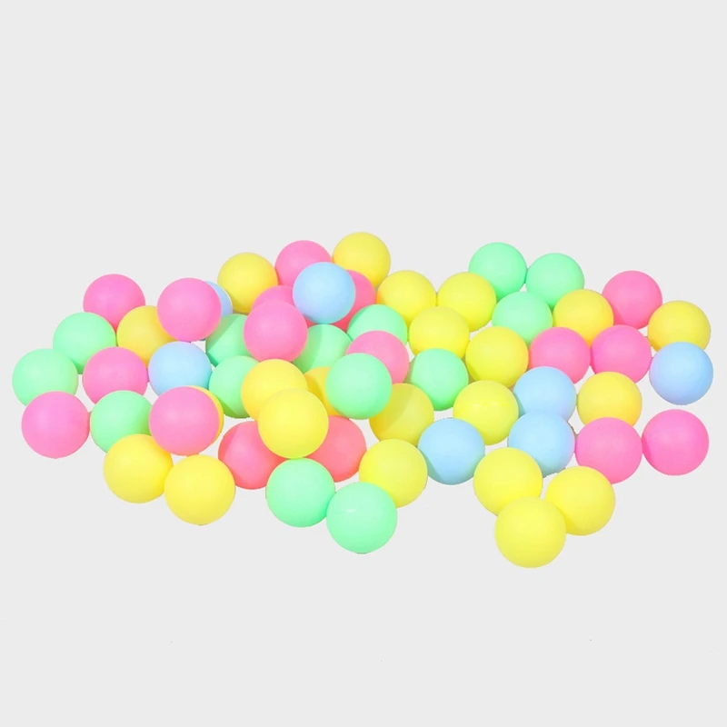 Отличное качество мячи для пинг-понга Ассорти бессловесный Настольный теннис пластиковый шар оптом красочные пластиковые бесшовные мячи для пинг-понга