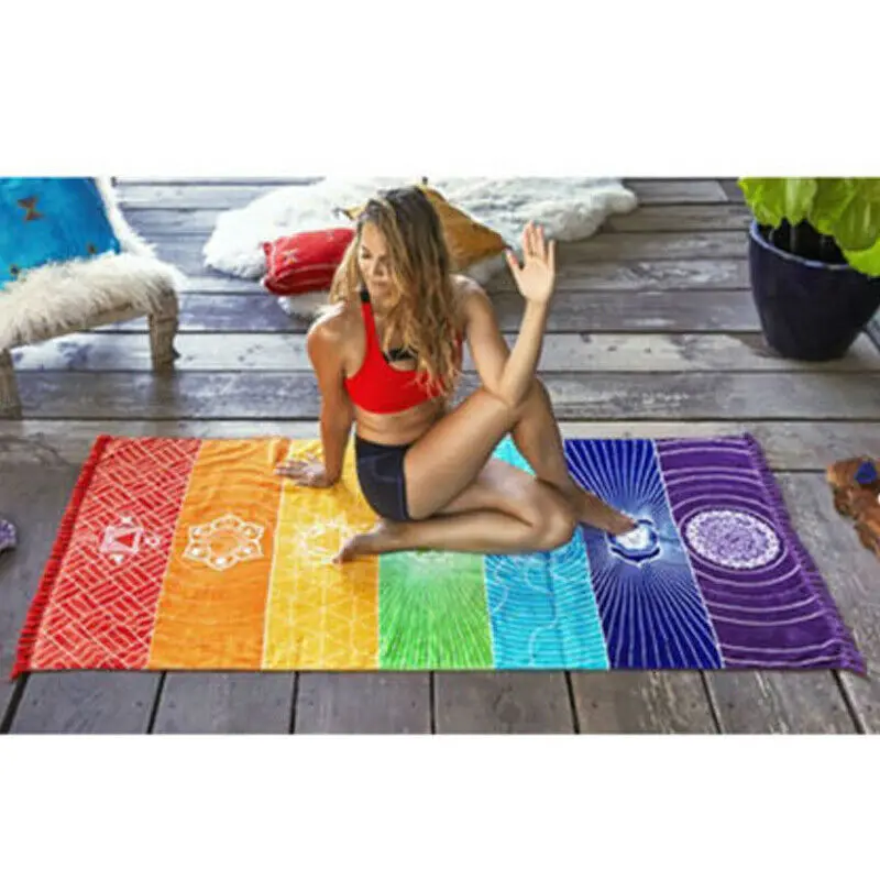 Bohemian Mandala Yoga Mat 6