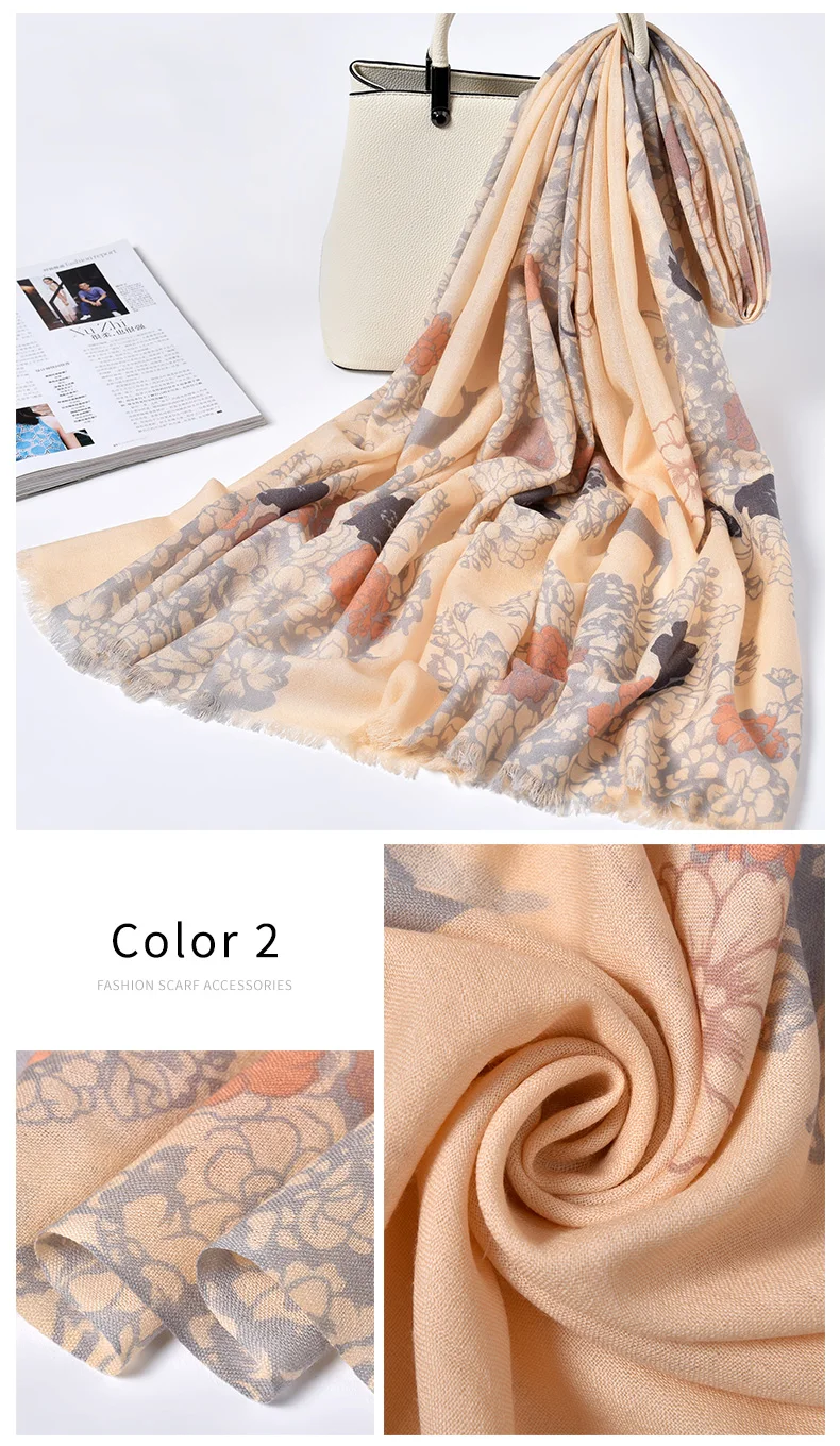 Шерсть кашемировый шарф для женщин леопардовый принт модная овечья шерсть шали и обертывания новые мягкие теплые женские шерстяные шарфы