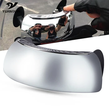 

Motorcycle 180+ Degree Blind Spot Mirror Wide Angle Rearview Mirrors Safety Auxiliary Small Rear View Mirror For BMW TMAX 560