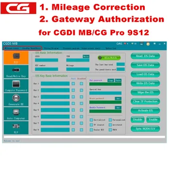 

Mileage Correction and Gateway Authorization for CGDI MB and CG Pro 9S12 Programmer